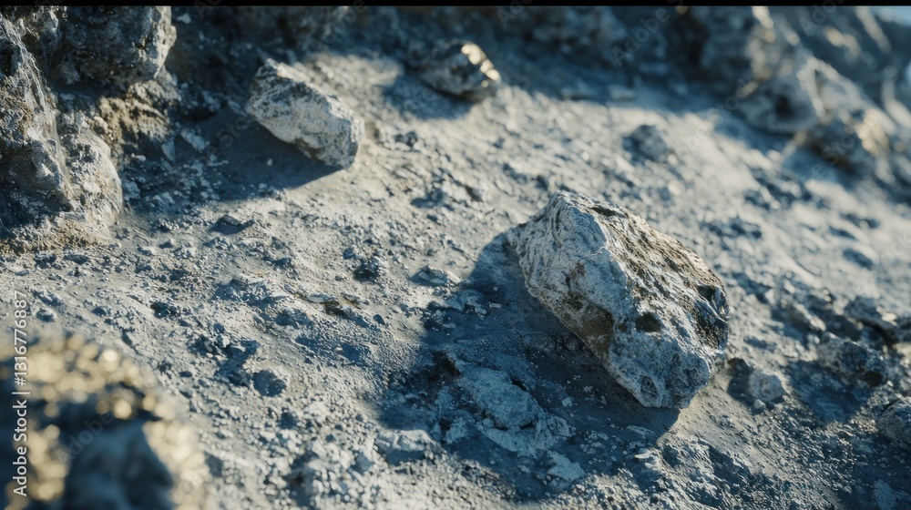 Rocky Terrain Close-Up: A Textured Landscape Rocky Terrain Close-Up: A Textured Landscape
