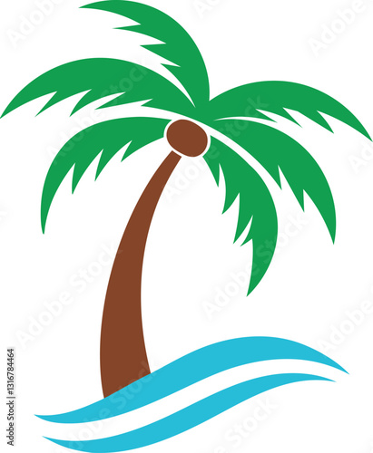 palm tree vector illustration