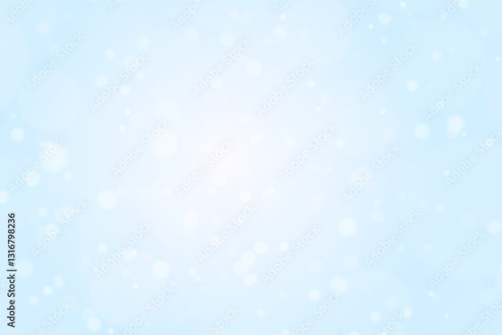 Fototapeta premium Blurred bokeh light on blue background