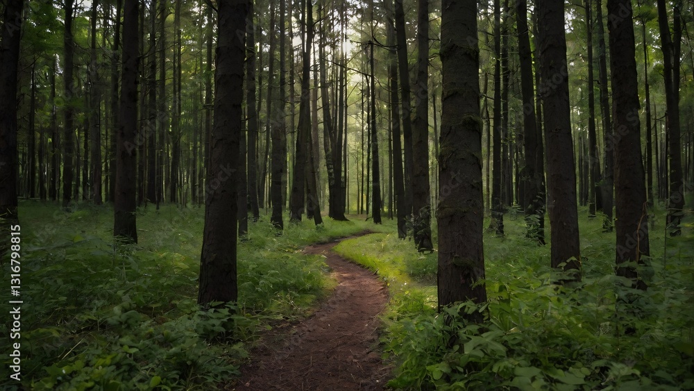 Fototapeta premium path in the woods