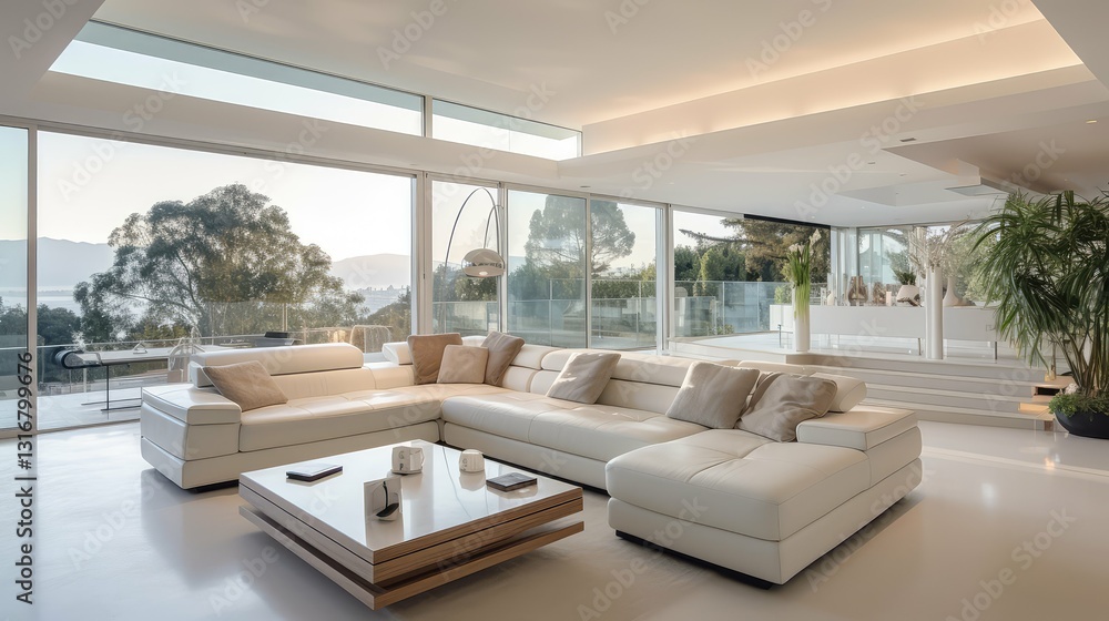 Fototapeta premium design modern living room interior