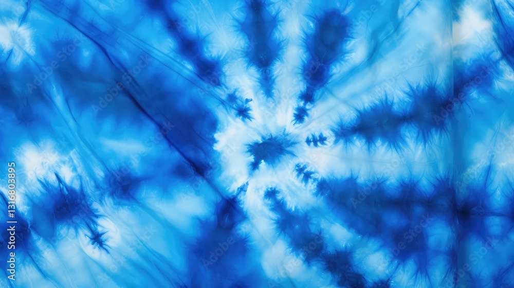 Fototapeta premium seamless blue tie dye background