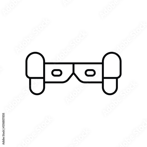 Hoverboard stock illustration