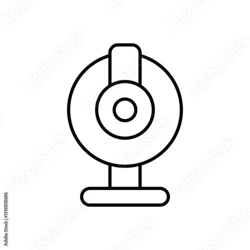 Webcam stock illustration