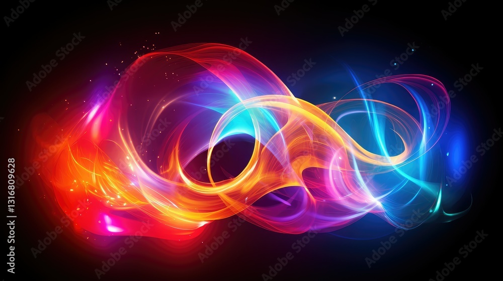 Obraz premium neutral light effect isolated