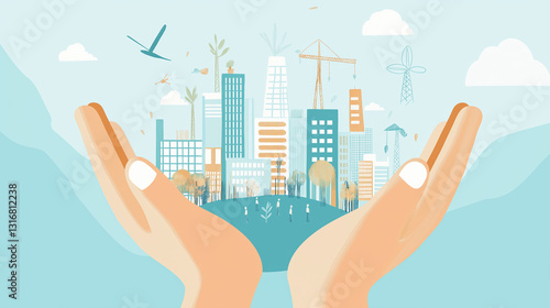 Protecting and preserving a sustainable city in caring hands