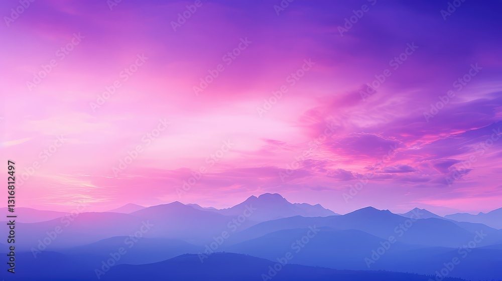 Obraz premium magenta purple ombre