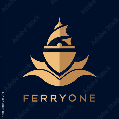 Elegant logo for ferry one that embodies.