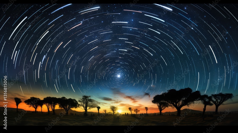 Naklejka premium universe progress star