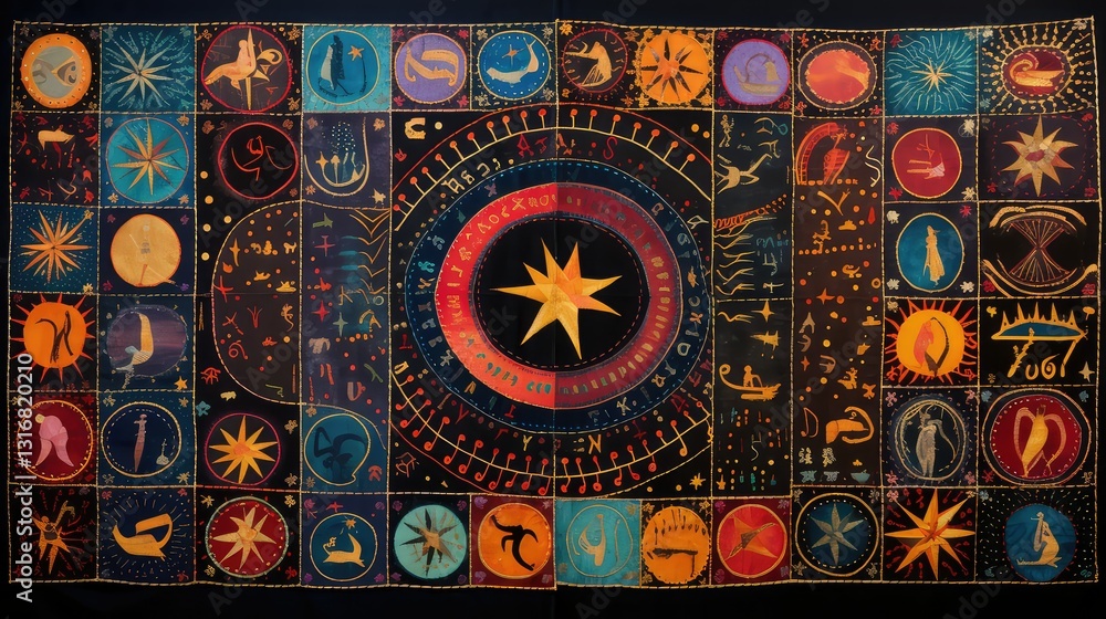 Obraz premium abstract astrology pattern