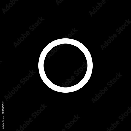 Hollow Circle Icon
