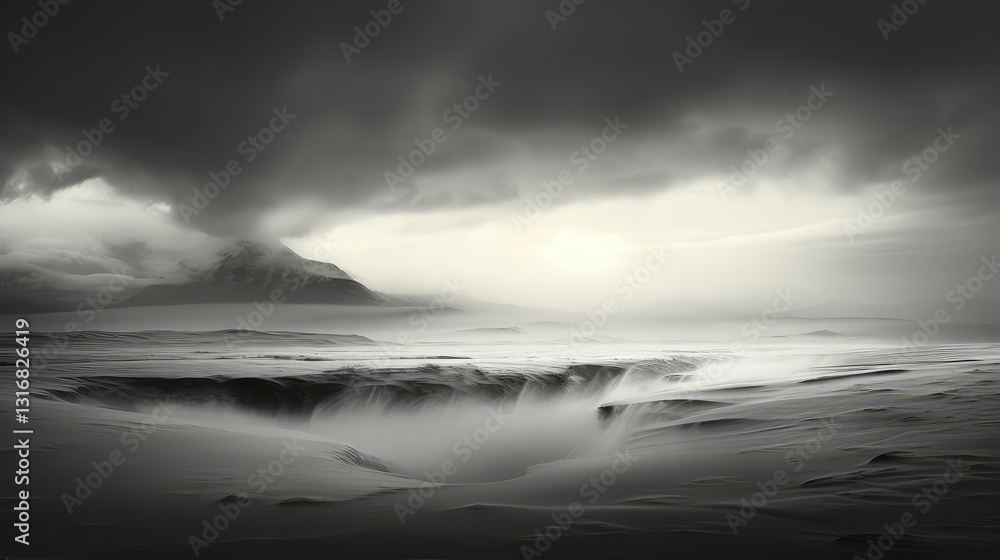 Obraz premium surroundings silver clouds