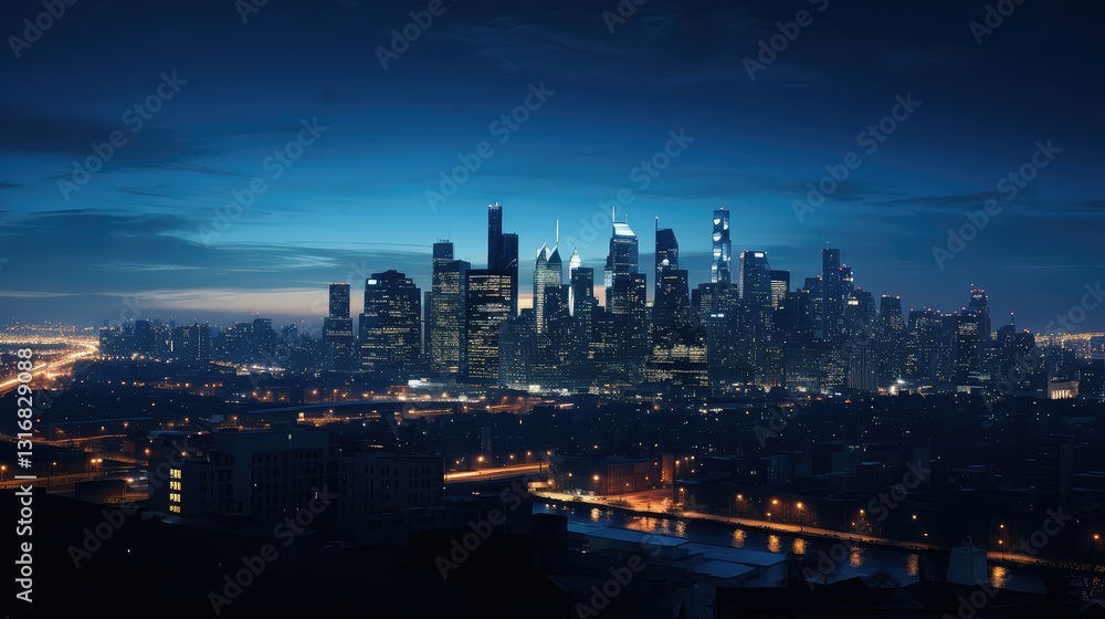 Fototapeta premium transition darkness to light