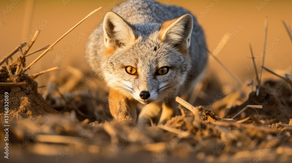 ground grey fox ground grey fox
