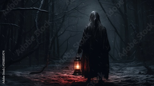 Wallpaper Mural mysterious dark christmas Torontodigital.ca