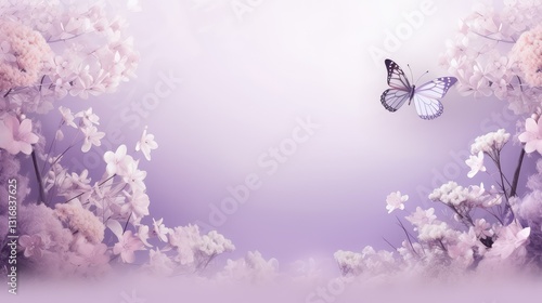 delicate pastel purple background