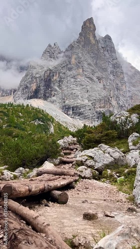 Dolomites Lake Sorapis Mountain Lake Landscape Mountains