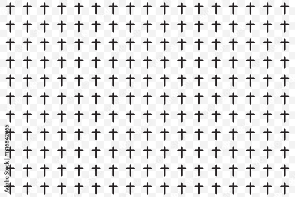 Seamless grid pattern: subtle halftone design featuring repeated small hatch crosses and tiny elements. Abstract geometric texture with faded black and white rectangle prints. Vector illustrationEPS10 Seamless grid pattern: subtle halftone design featuring repeated small hatch crosses and tiny elements. Abstract geometric texture with faded black and white rectangle prints. Vector illustrationEPS10