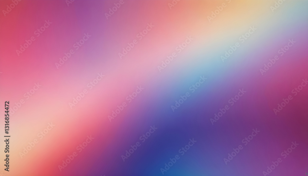 Obraz premium Softly blended spray paint gradient with fluid color shifts, evoking a serene atmosphere