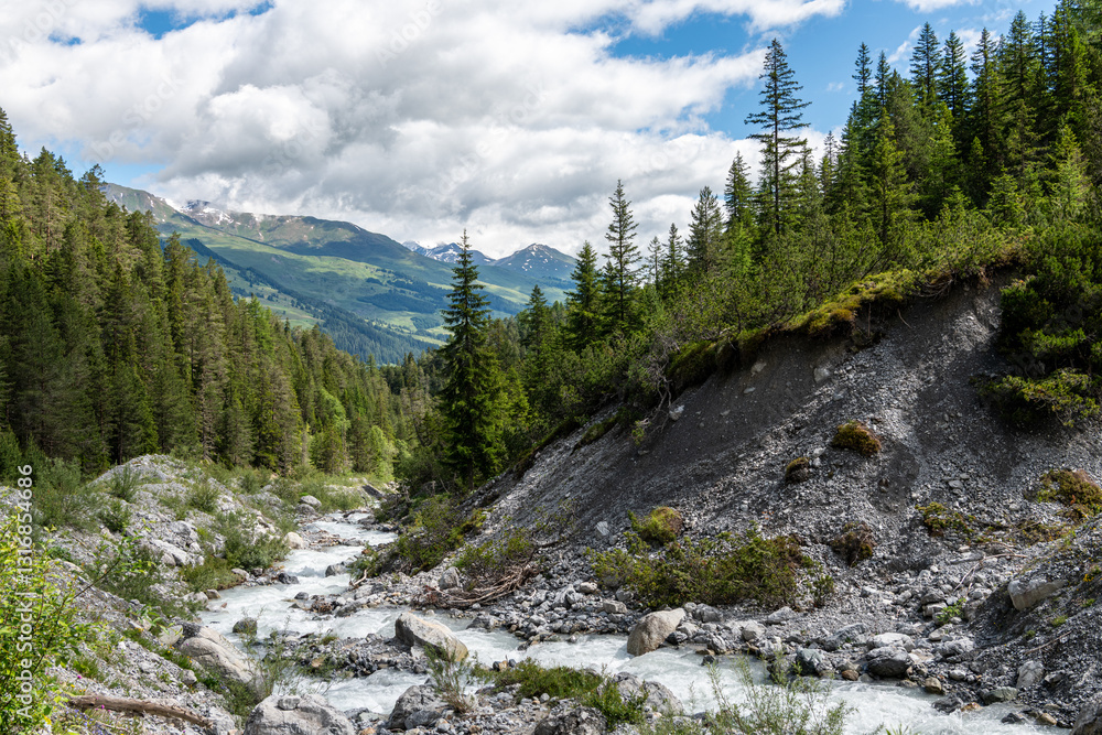 Obraz premium Bergbach