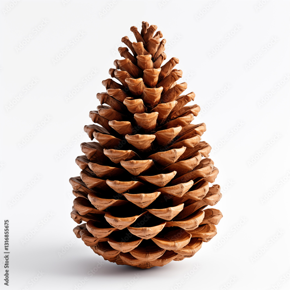 pine cone isolated on white background pine cone isolated on white background