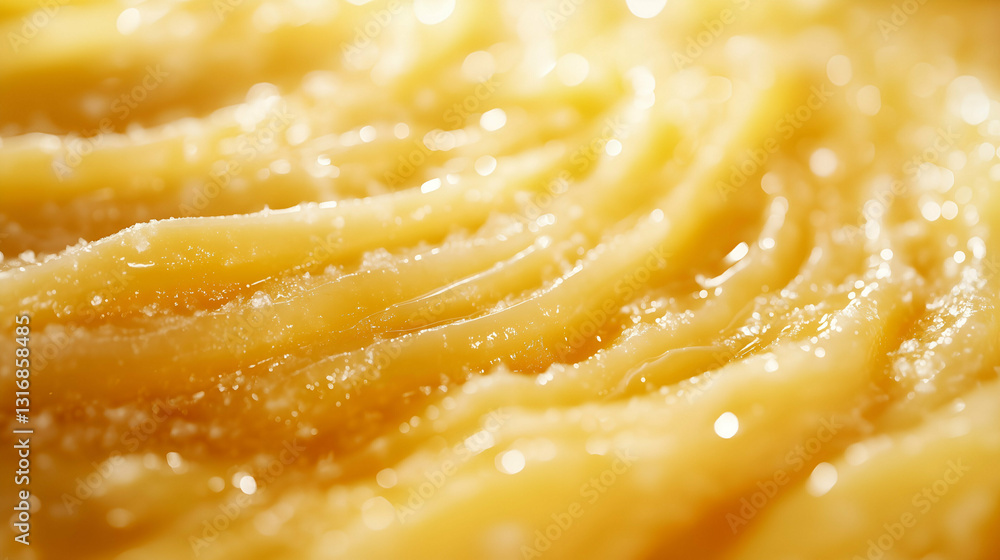 Spread butter texture close-up