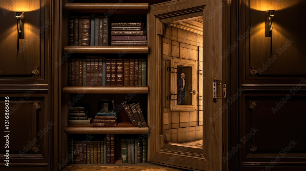 bookshelf secret door bookshelf secret door