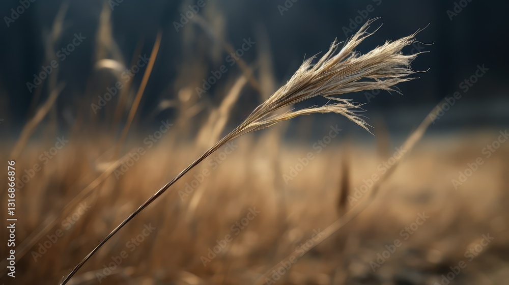 Fototapeta premium lifeless dead grass texture