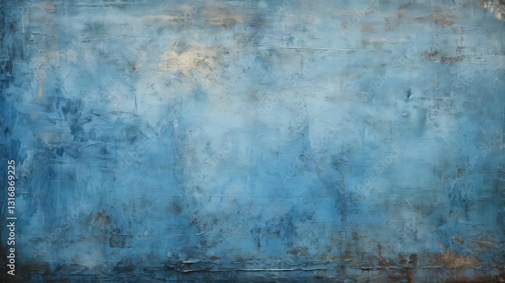 Fototapeta premium worn distressed blue background