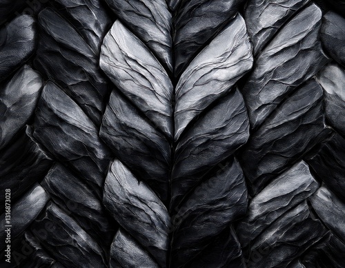 Dark scales: the raw power of armored shadows, an intricate pattern of strength, mystery, and impenetrable elegance