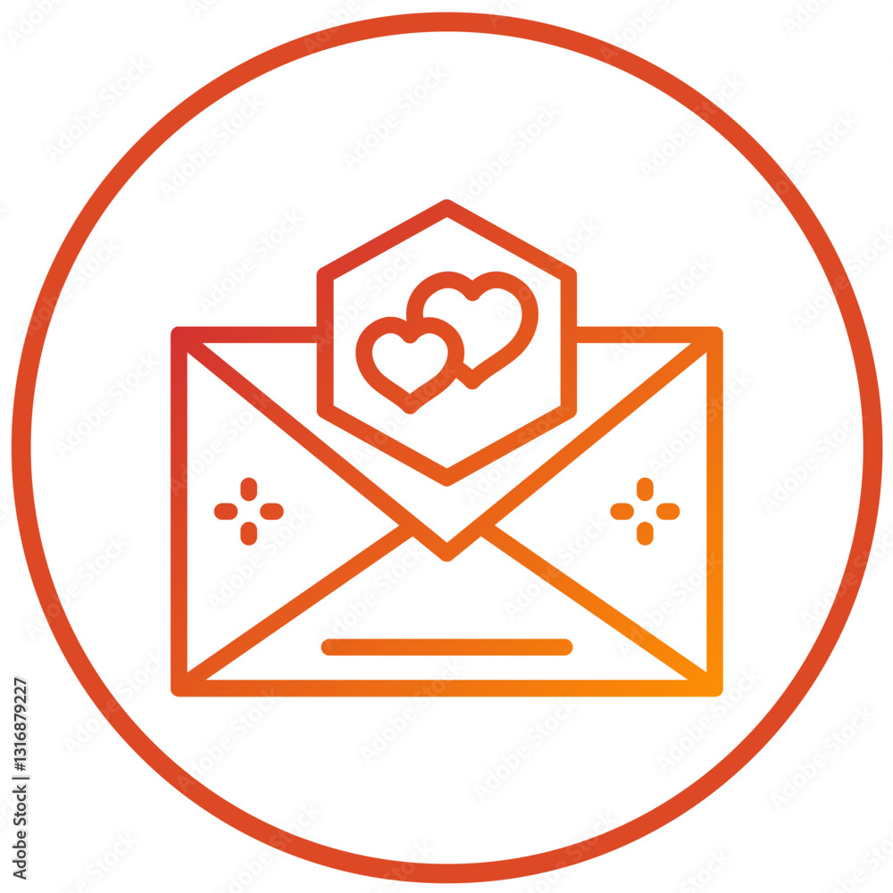 Vector Design Love Letter Icon Style Vector Design Love Letter Icon Style