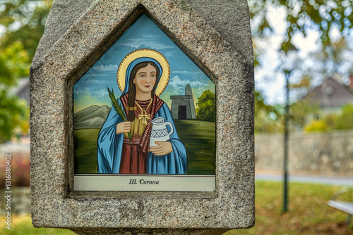 Obraz na płótnie Kreuz mit der Heiligen Corona w salonie