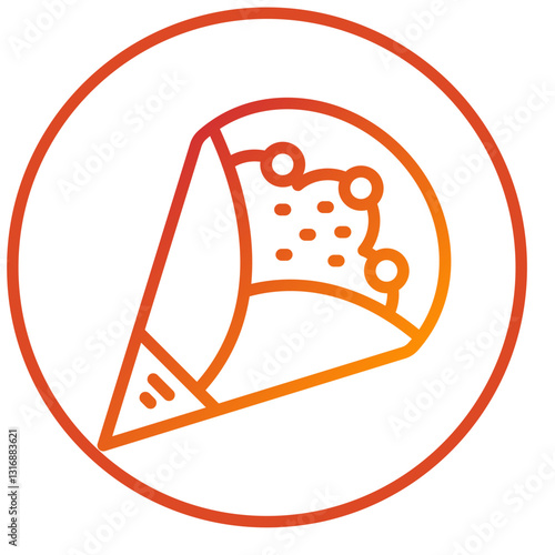 Vector Design Crepe Icon Style