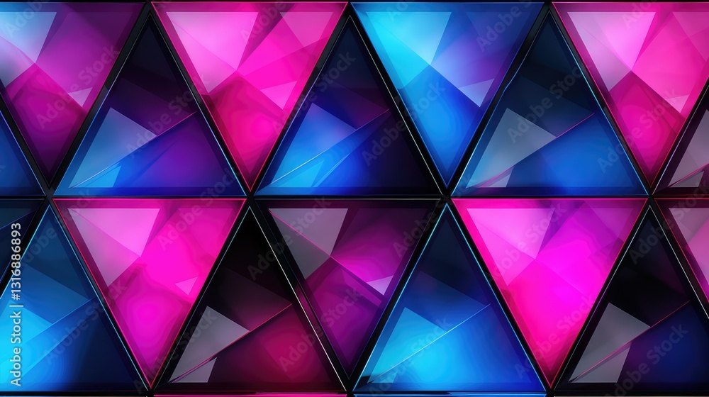 Fototapeta premium neon construction black and white