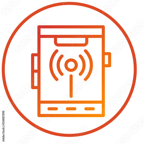 Vector Design Mobile Hotspot Icon Style