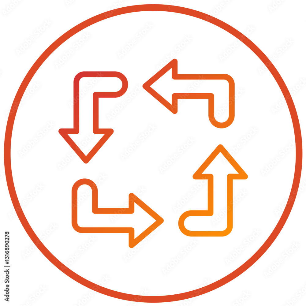 Vector Design Rectangular Arrow Icon Style Vector Design Rectangular Arrow Icon Style
