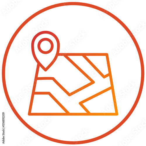 Site Map Vector Design Icon Style