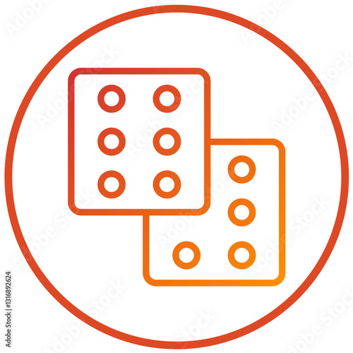 Dice Vector Design Icon Style