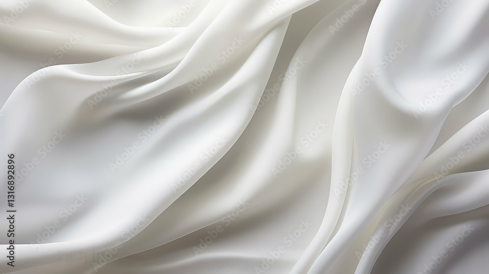 Obraz premium elegant white sheet texture