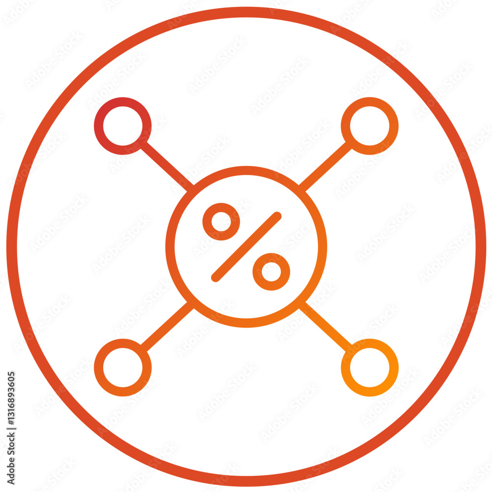 Compound Interest Vector Design Icon Style Compound Interest Vector Design Icon Style