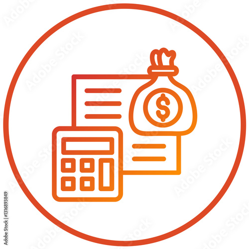 Expense Vector Design Icon Style