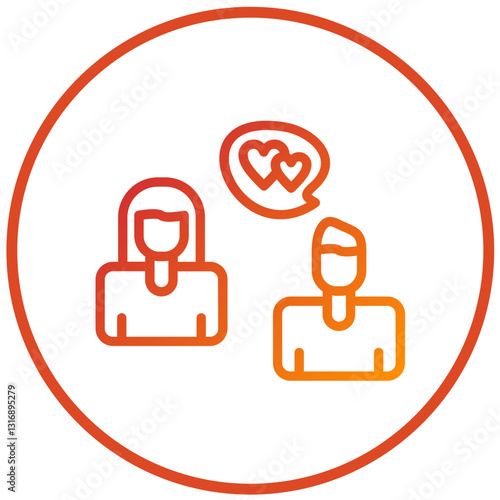Flirtatious Vector Design Icon Style