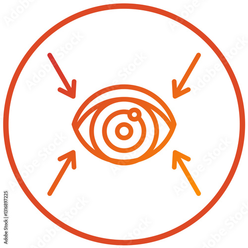 Focus Vector Design Icon Style