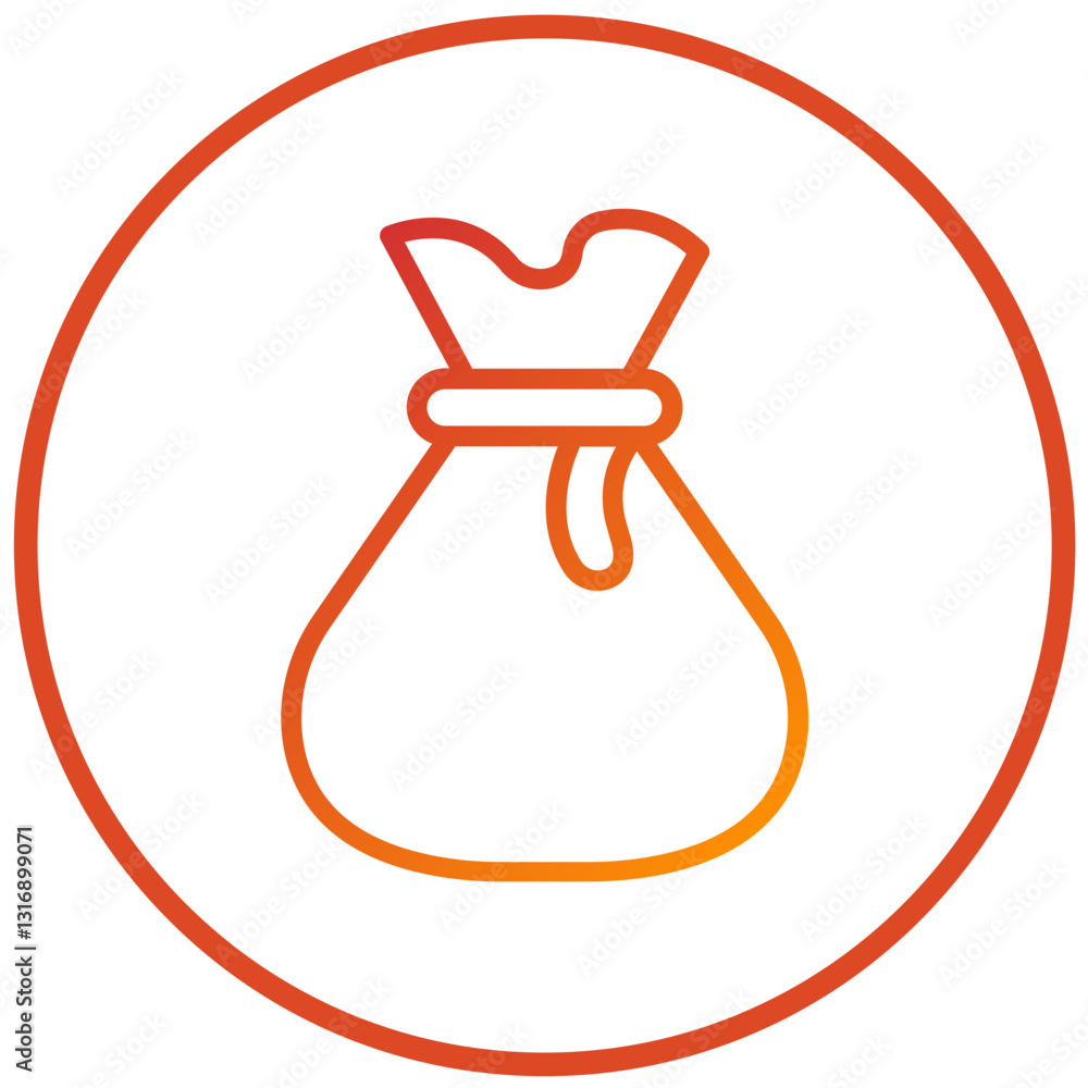 Vector Design Money Bag Icon Style Vector Design Money Bag Icon Style