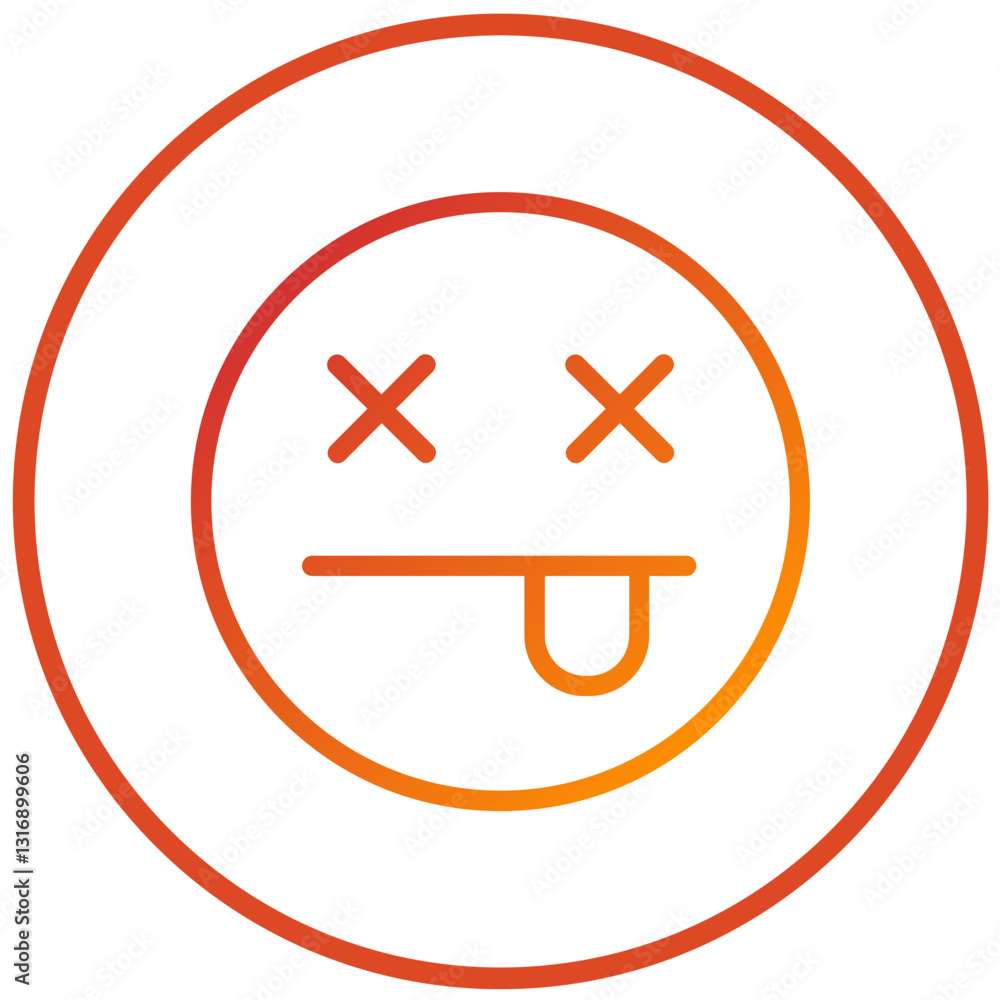 Obraz premium Vector Design Dead Icon Style