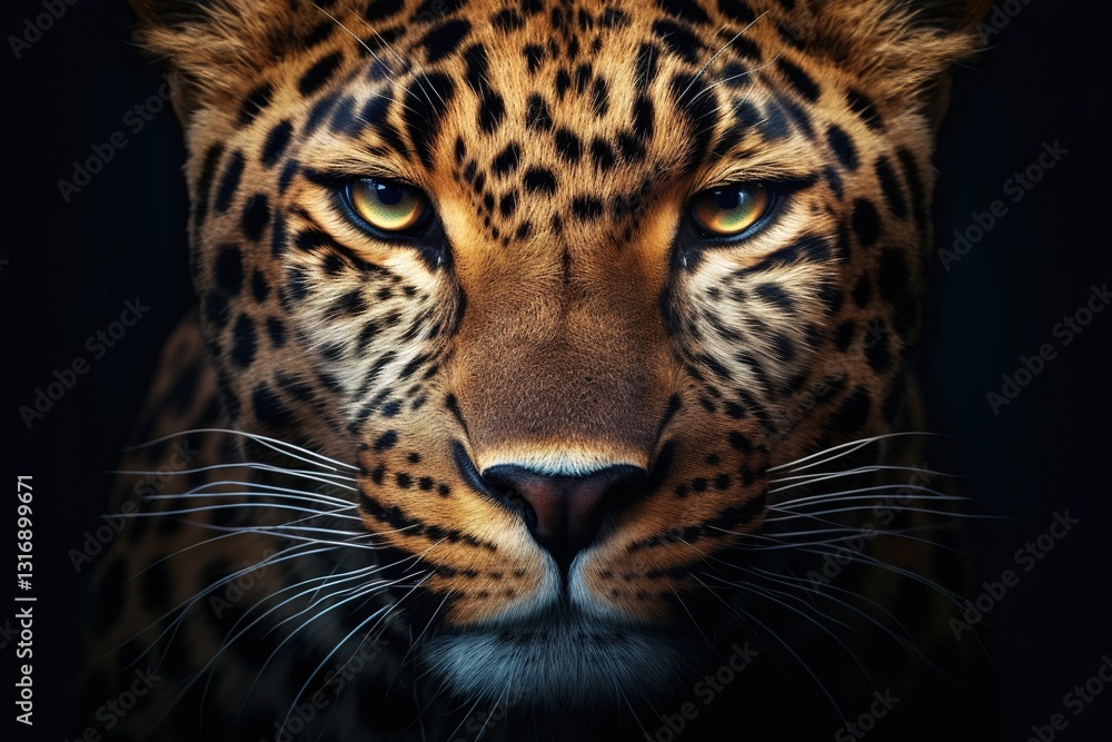 portrait of a leopard portrait of a leopard