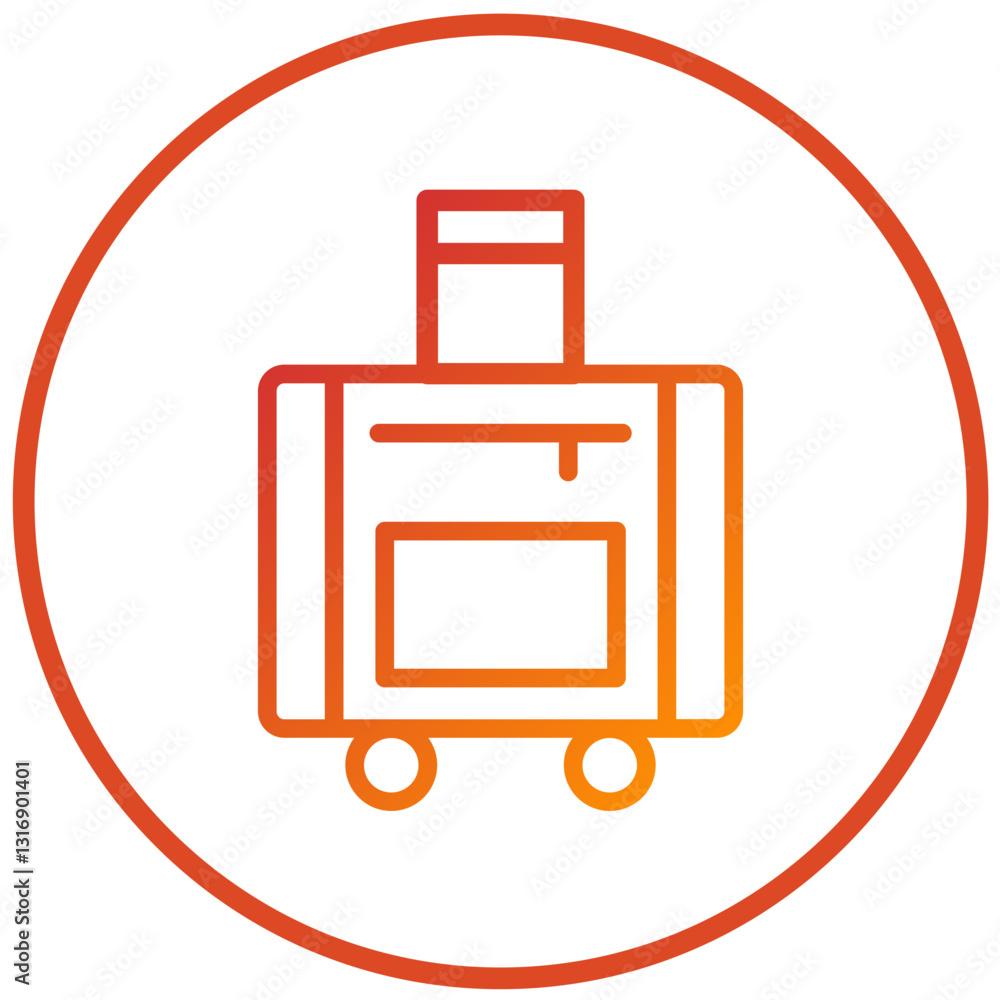 Vector Design Suitcase Icon Style Vector Design Suitcase Icon Style