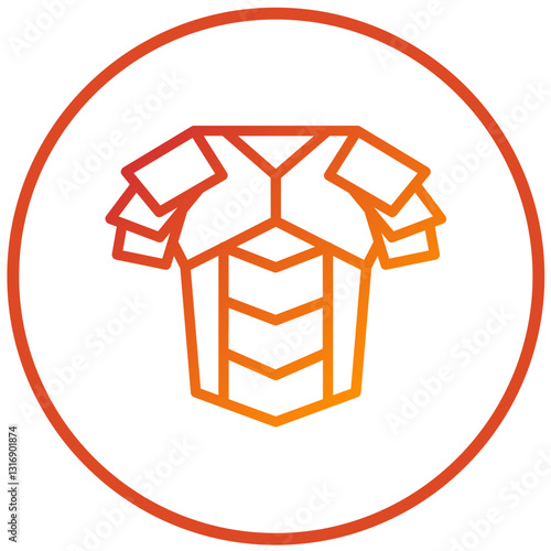 Vector Design Armor Icon Style
