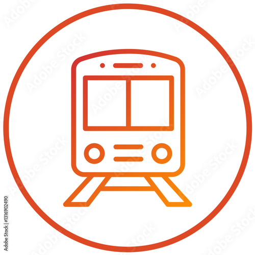 Vector Design Train Icon Style