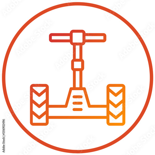Vector Design Segway Icon Style